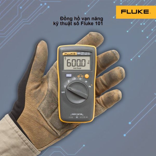 đồng hồ vạn năng FLUKE 101, đồng hồ đo điện đa năng Fluke-101, Fluke 101 Digital Multimeter, Đồng hồ vạn năng kỹ thuật số FLUKE 101