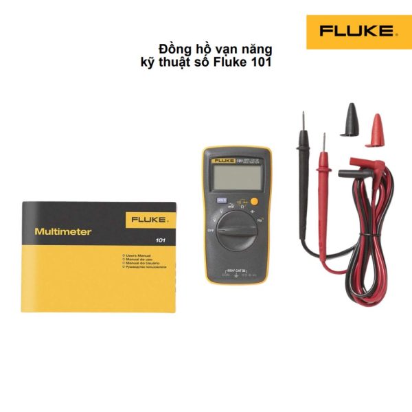 đồng hồ vạn năng FLUKE 101, đồng hồ đo điện đa năng Fluke-101, Fluke 101 Digital Multimeter, Đồng hồ vạn năng kỹ thuật số FLUKE 101
