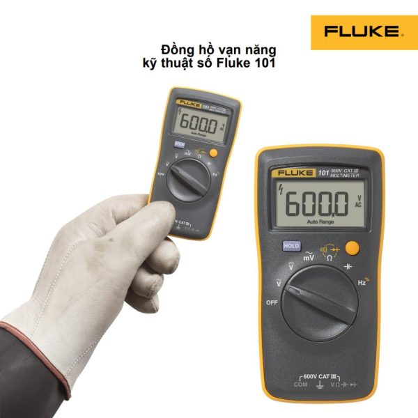 đồng hồ vạn năng FLUKE 101, đồng hồ đo điện đa năng Fluke-101, Fluke 101 Digital Multimeter, Đồng hồ vạn năng kỹ thuật số FLUKE 101