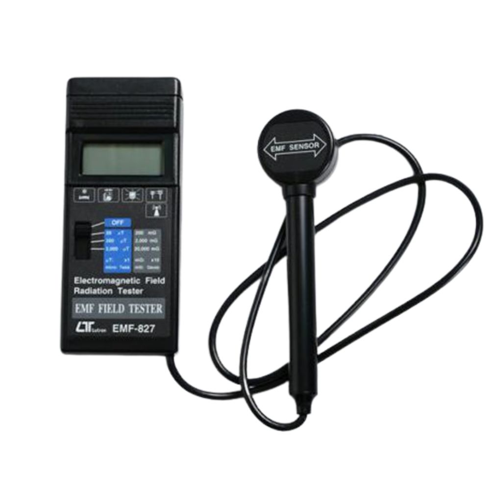 Máy đo điện từ trường LUTRON EMF-827, thiết bị đo điện trường và từ trường điện tử LUTRON EMF827, Lutron EMF 827 Electro Magnetic Field Meter