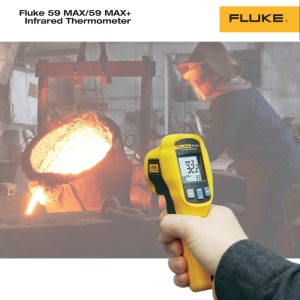 Máy đo nhiệt độ hồng ngoại Fluke 59 MAX không tiếp xúc, Nhiệt kế hồng ngoại Fluke 59 MAX, Fluke 59 MAX Infrared Thermometer