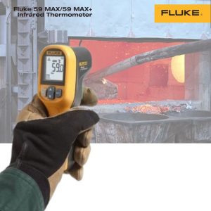 Máy đo nhiệt độ hồng ngoại Fluke 59 MAX không tiếp xúc, Nhiệt kế hồng ngoại Fluke 59 MAX, Fluke 59 MAX Infrared Thermometer