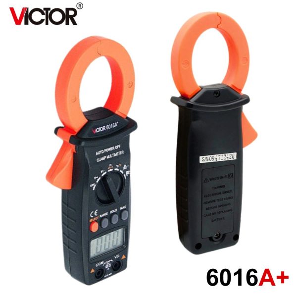 Ampe kìm VICTOR 6016A+, Ampe kìm tự động chọn dải đo VICTOR 6016A Plus Clamp meter, VICTOR-6016A+ Digital Clamp Multimeter