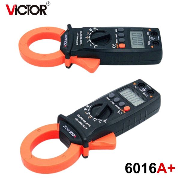 Ampe kìm VICTOR 6016A+, Ampe kìm tự động chọn dải đo VICTOR 6016A Plus Clamp meter, VICTOR-6016A+ Digital Clamp Multimeter