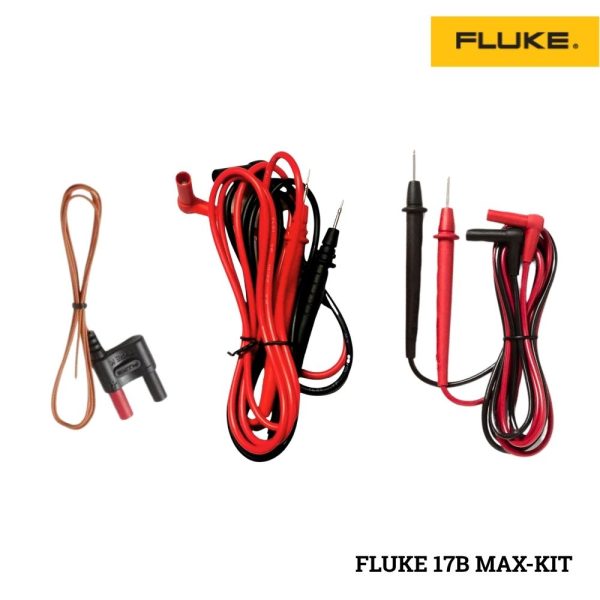 Combo đồng hồ vạn năng FLUKE 17B MAX-KIT, bộ đồng hồ VOM FLUKE 17B MAX-KIT kèm dây đo, Combo FLUKE 17B MAX-KIT Digital Multimeter