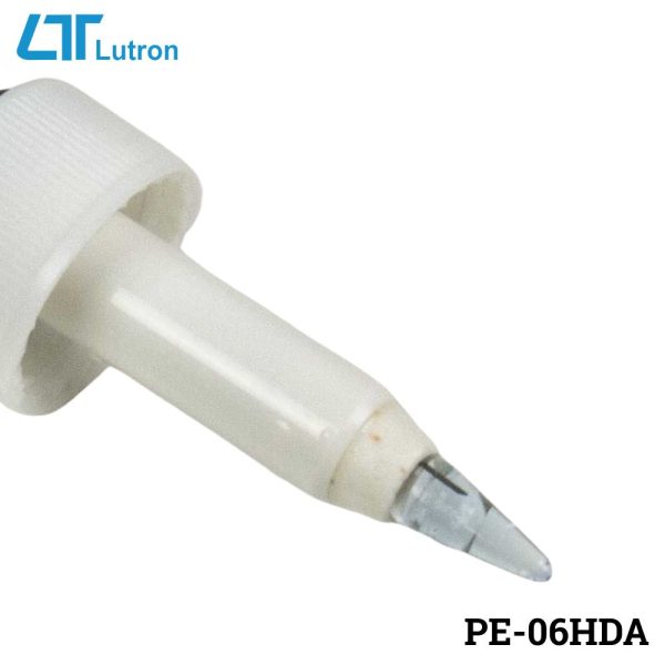 Đầu dò pH đất và thực phẩm LUTRON PE-06HDA đâm xuyên, điện cực pH đầu nhọn LUTRON PE-06HDA, LUTRON PE-06HDA Spear Tip Soil pH Electrode