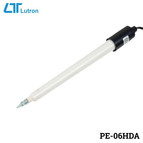Đầu dò pH đất và thực phẩm LUTRON PE-06HDA đâm xuyên, điện cực pH đầu nhọn LUTRON PE-06HDA, LUTRON PE-06HDA Spear Tip Soil pH Electrode