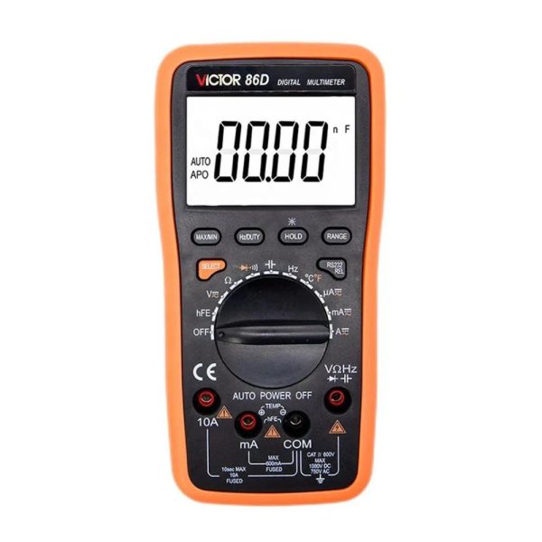 đồng hồ vạn năng VICTOR 86D có cổng USB, đồng hồ đo VOM có chức năng datalogger VICTOR 86D, VICTOR-86D Digital Multimeter