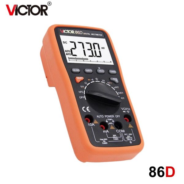 đồng hồ vạn năng VICTOR 86D có cổng USB, đồng hồ đo VOM có chức năng datalogger VICTOR 86D, VICTOR-86D Digital Multimeter