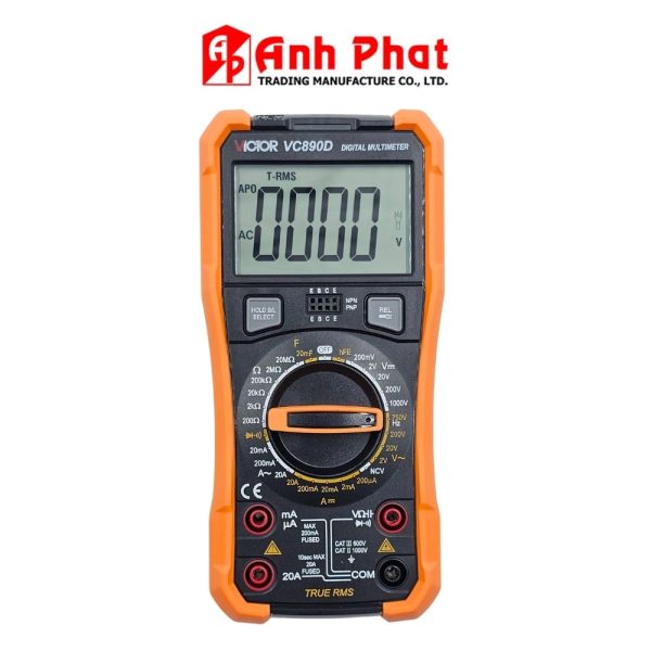 đồng hồ vạn năng VICTOR VC890D Mẫu mới, đồng hồ vạn năng giá rẻ VICTOR VC 890D, VICTOR VC890D True RMS Digital Multimeter
