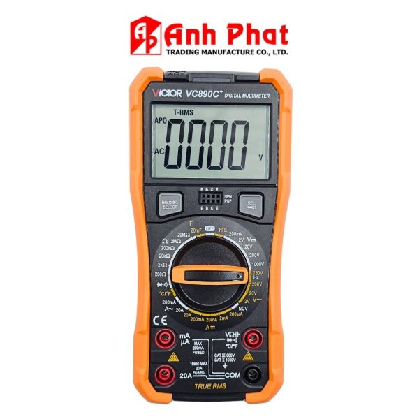 đồng hồ vạn năng VICTOR VC890C+ (Victor VC 890C Plus), đồng hồ vạn năng giá rẻ VICTOR VC 890C +, VICTOR VC890C+ True RMS Digital Multimeter