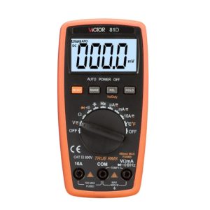 đồng hồ vạn năng VICTOR 81D True-RMS tự động chọn thang đo (Auto Range), đồng hồ vạn năng điện tử VICTOR-81D (Yitensen-81D), VICTOR 81D Multimeter