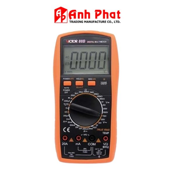 đồng hồ vạn năng VICTOR 88B True-RMS, đồng hồ vạn năng kỹ thuật số VICTOR-88B, VICTOR 88B Multimeter