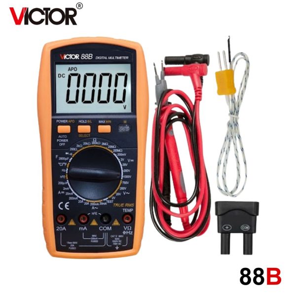 đồng hồ vạn năng VICTOR 88B, đồng hồ vạn năng kỹ thuật số VICTOR-88B True RMS, VICTOR 88B Multimeter