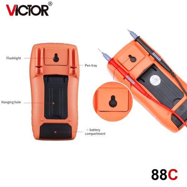 đồng hồ vạn năng VICTOR 88C True-RMS, đồng hồ vạn năng giá rẻ VICTOR-88C (Yitensen-88C), VICTOR 88C Multimeter