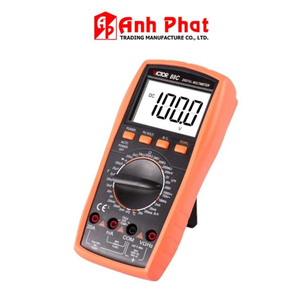 đồng hồ vạn năng VICTOR 88C True-RMS, đồng hồ vạn năng giá rẻ VICTOR-88C (Yitensen-88C), VICTOR 88C Multimeter