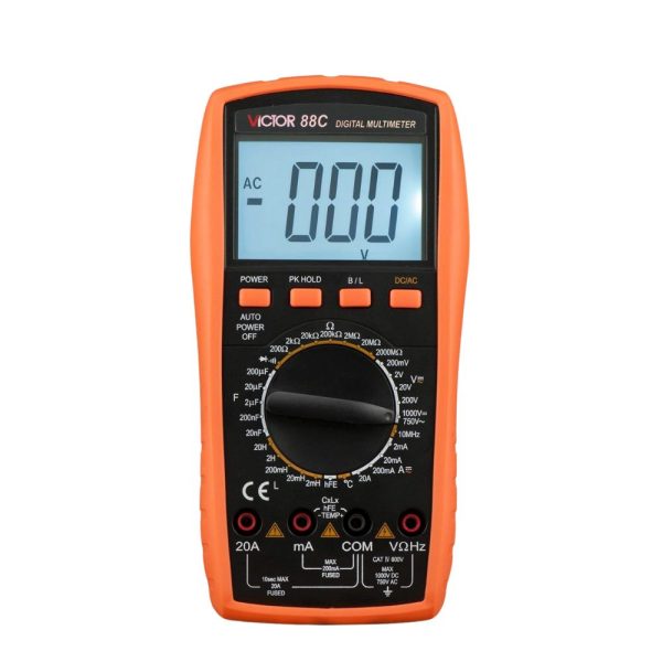 đồng hồ vạn năng VICTOR 88C True-RMS, đồng hồ vạn năng giá rẻ VICTOR-88C (Yitensen-88C), VICTOR 88C Multimeter