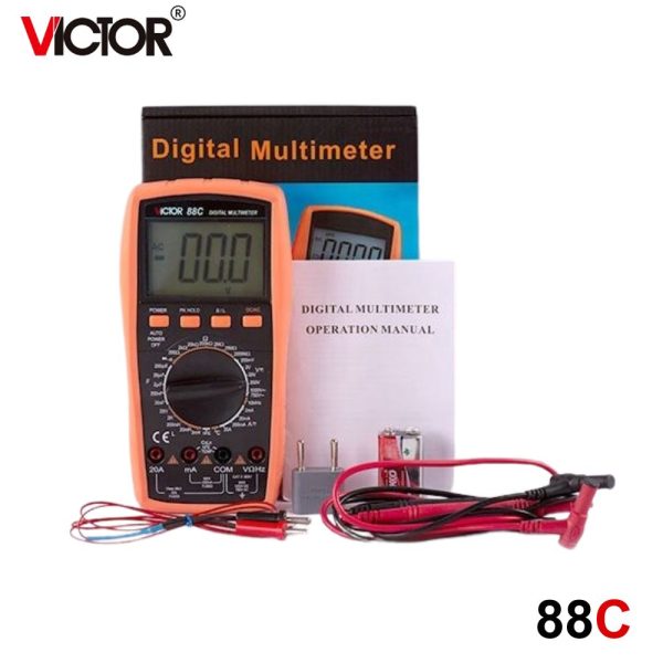 đồng hồ vạn năng VICTOR 88C True-RMS, đồng hồ vạn năng giá rẻ VICTOR-88C (Yitensen-88C), VICTOR 88C Multimeter