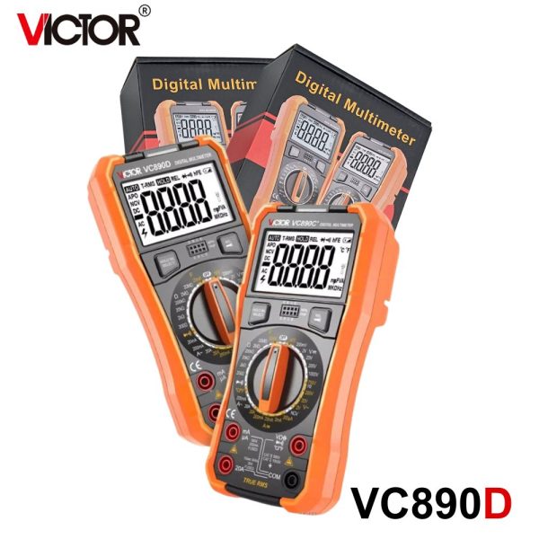 đồng hồ vạn năng VICTOR VC890D Mẫu mới, đồng hồ vạn năng giá rẻ VICTOR VC 890D, VICTOR VC890D True RMS Digital Multimeter