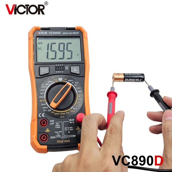 đồng hồ vạn năng VICTOR VC890D Mẫu mới, đồng hồ vạn năng giá rẻ VICTOR VC 890D, VICTOR VC890D True RMS Digital Multimeter
