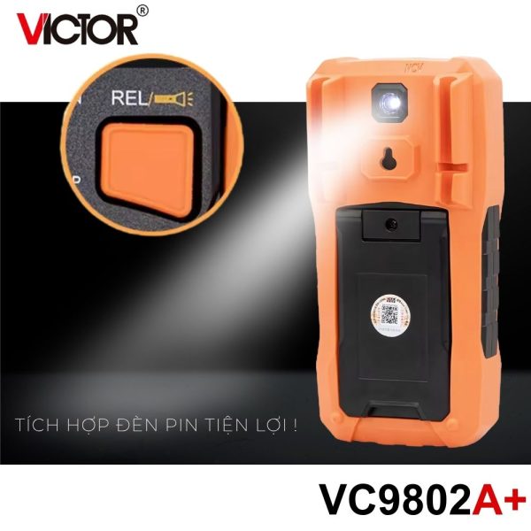 đồng hồ vạn năng VICTOR VC9802A+ True RMS, đồng hồ vạn năng điện tử VICTOR VC 9802A True-RMS, VICTOR VC 9802A+ Multimeter