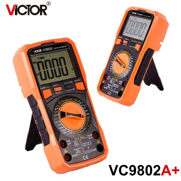 đồng hồ vạn năng VICTOR VC9802A+ True RMS, đồng hồ vạn năng điện tử VICTOR VC 9802A True-RMS, VICTOR VC 9802A+ Multimeter