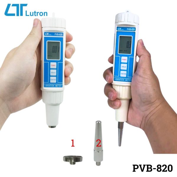 máy đo độ rung LUTRON PVB-820 dạng bút, máy đo độ rung cầm tay LUTRON PVB820, Vibration meter LUTRON PVB 820
