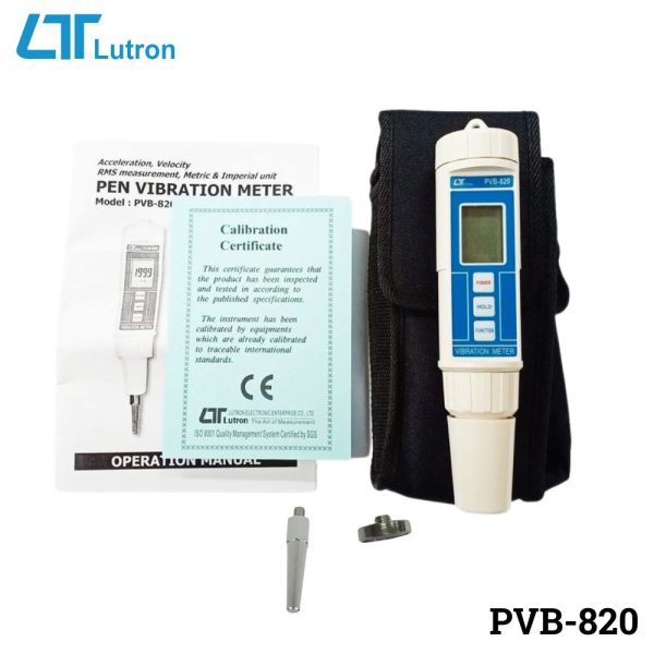 máy đo độ rung LUTRON PVB-820 dạng bút, máy đo độ rung cầm tay LUTRON PVB820, Vibration meter LUTRON PVB 820