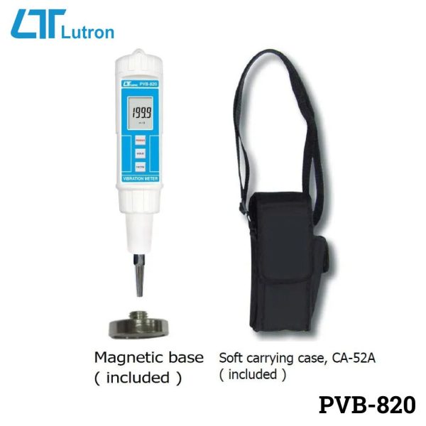 máy đo độ rung LUTRON PVB-820 dạng bút, máy đo độ rung cầm tay LUTRON PVB820, Vibration meter LUTRON PVB 820