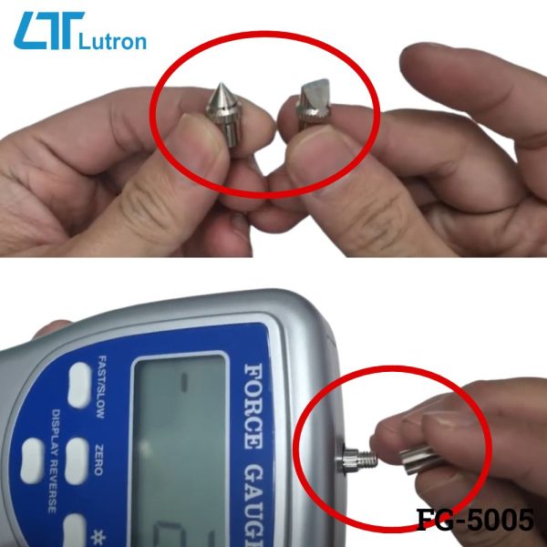 Máy đo lực kéo và nén LUTRON FG-5005 (5Kg), máy đo lực kéo và lực nén LUTRON FG 5005, LUTRON FG-5005 Force Gauge