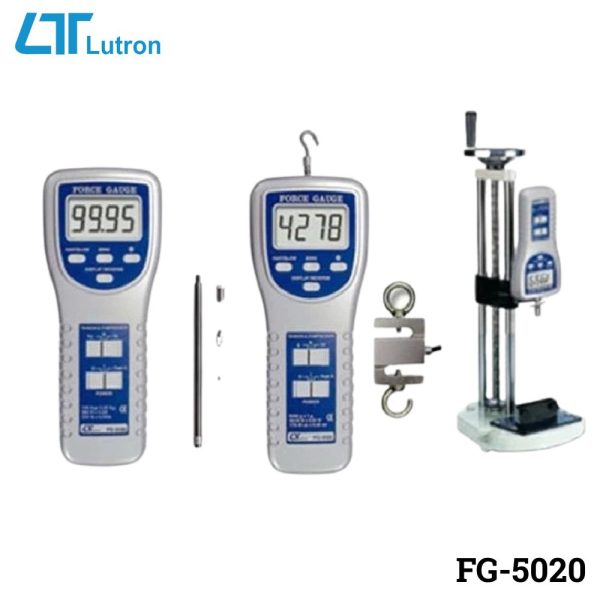 máy đo lực kéo LUTRON FG-5020, máy đo lực kéo và lực nén LUTRON FG 5020, LUTRON FG-5020 Force Gauge