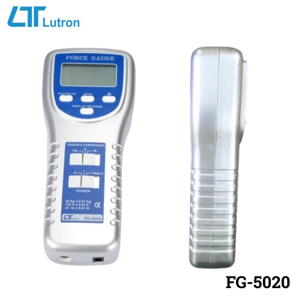 máy đo lực kéo LUTRON FG-5020, máy đo lực kéo và lực nén LUTRON FG 5020, LUTRON FG-5020 Force Gauge
