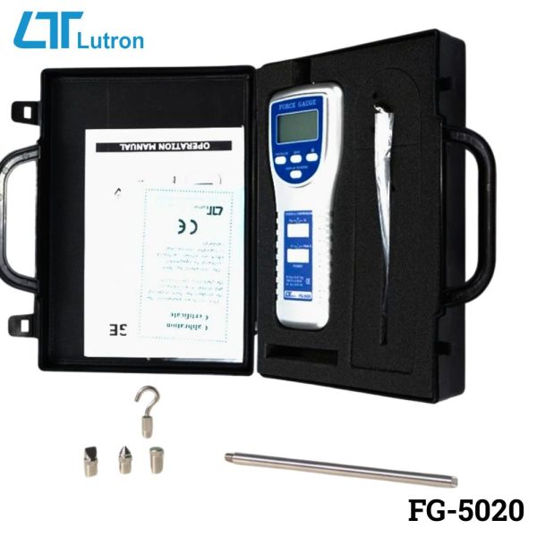 máy đo lực kéo LUTRON FG-5020, máy đo lực kéo và lực nén LUTRON FG 5020, LUTRON FG-5020 Force Gauge