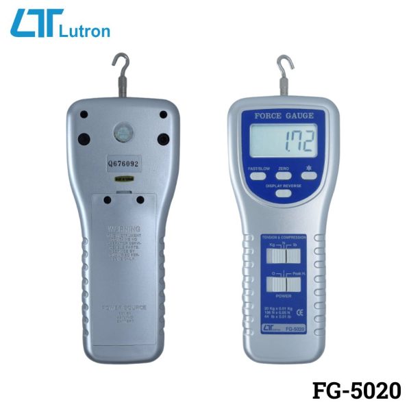 máy đo lực kéo LUTRON FG-5020, máy đo lực kéo và lực nén LUTRON FG 5020, LUTRON FG-5020 Force Gauge