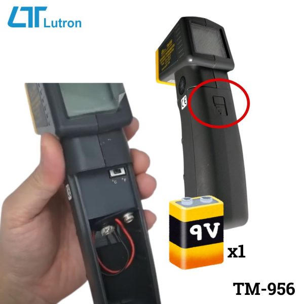 máy đo nhiệt độ hồng ngoại LUTRON TM-956 giá rẻ, nhiệt kế hồng ngoại LUTRON TM956, LUTRON TM 956 Infrared Thermometer