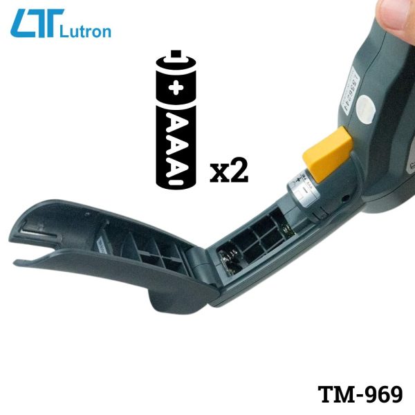 Máy đo nhiệt độ hồng ngoại LUTRON TM-969 (1000℃) 2 trong 1, máy đo nhiệt độ tiếp xúc và không tiếp xúc LUTRON TM969, LUTRON TM 969 Infrared Thermometer