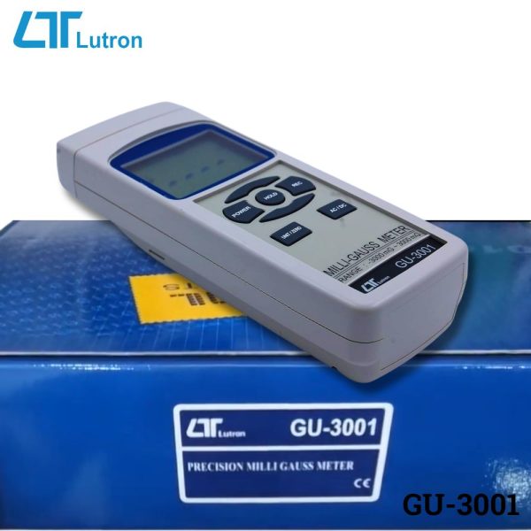 Máy đo từ trường LUTRON GU-3001 Milligauss meter Máy đo từ trường LUTRON GU-3001, Máy đo điện từ trường nam châm AC/DC LUTRON GU3001, Lutron GU-3001 Precision Milli gauss Meter