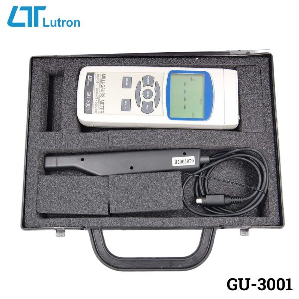 Máy đo từ trường LUTRON GU-3001, Máy đo điện từ trường nam châm AC/DC LUTRON GU3001, Lutron GU-3001 Precision Milli gauss Meter