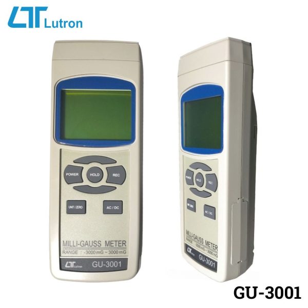 Máy đo từ trường LUTRON GU-3001, Máy đo điện từ trường nam châm AC/DC LUTRON GU3001, Lutron GU-3001 Precision Milli gauss Meter