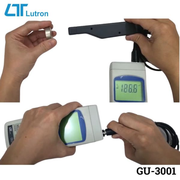 Máy đo từ trường LUTRON GU-3001, Máy đo điện từ trường nam châm AC/DC LUTRON GU3001, Lutron GU-3001 Precision Milli gauss Meter