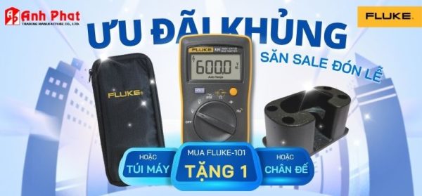 Chương trình tặng chân đế hoặc túi đựng khi mua đồng hồ vạn năng FLUKE 101
