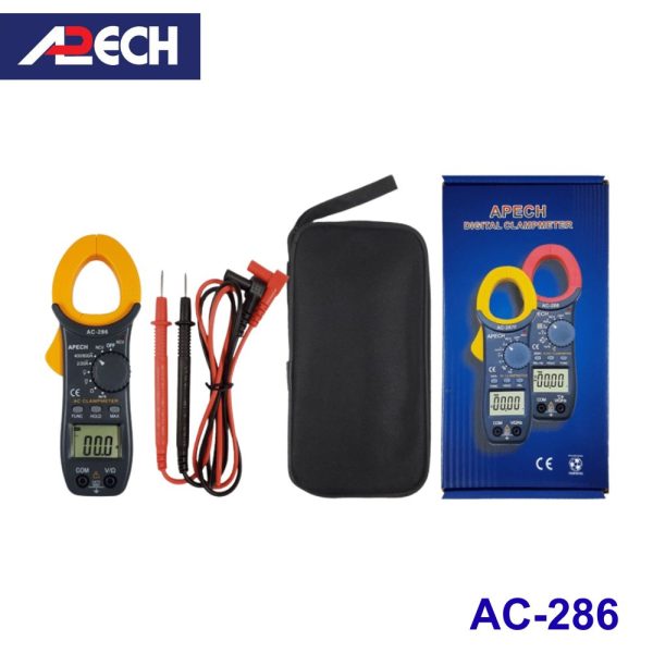 Ampe kìm APECH AC-286 đo dòng AC (600A), Ampe kìm đo dòng AC APECH AC286, APECH AC 286 Digital Clamp Meter