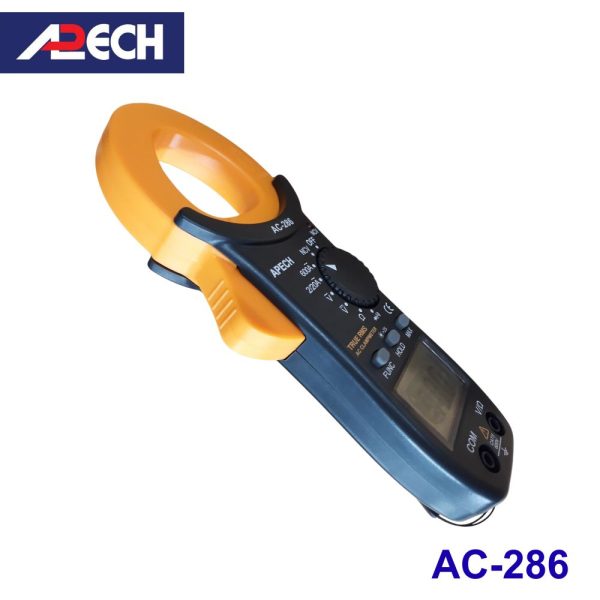 Ampe kìm APECH AC-286 đo dòng AC (600A), Ampe kìm đo dòng AC APECH AC286, APECH AC 286 Digital Clamp Meter