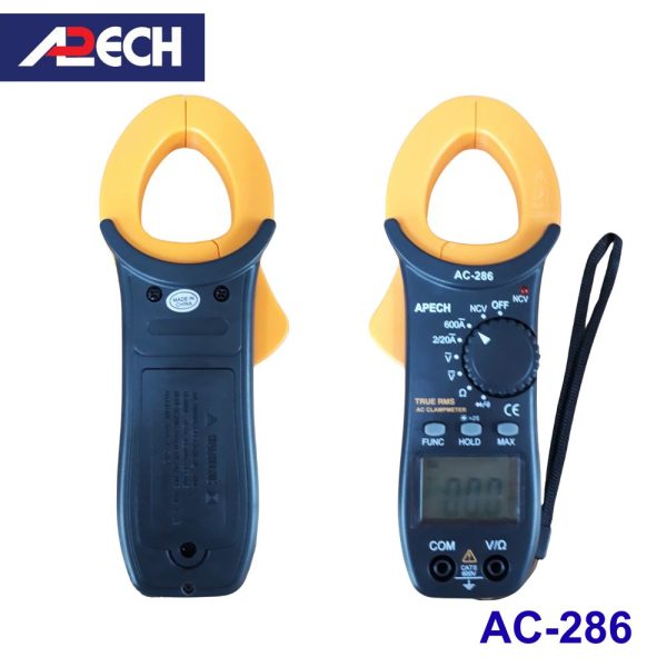 Ampe kìm APECH AC-286 đo dòng AC (600A), Ampe kìm đo dòng AC APECH AC286, APECH AC 286 Digital Clamp Meter