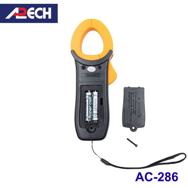 Ampe kìm APECH AC-286 đo dòng AC (600A), Ampe kìm đo dòng AC APECH AC286 True-rms, APECH AC 286 True rms Digital Clamp Meter