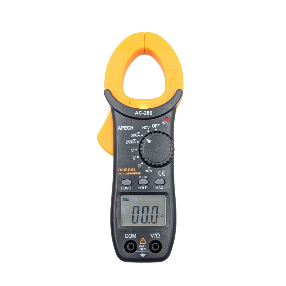 Ampe kìm APECH AC-286 đo dòng AC (600A), Ampe kìm đo dòng AC APECH AC286 True-rms, APECH AC 286 True rms Digital Clamp Meter