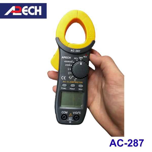 Ampe kìm APECH AC-287 đo dòng AC (600A), Ampe kìm đo dòng AC APECH AC287, APECH AC 287 Digital Clamp Meter