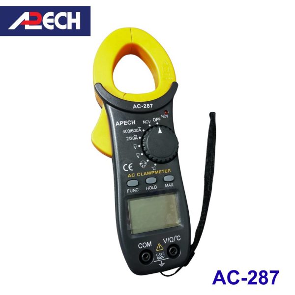 Ampe kìm APECH AC-287 đo dòng AC (600A), Ampe kìm đo dòng AC APECH AC287, APECH AC 287 Digital Clamp Meter