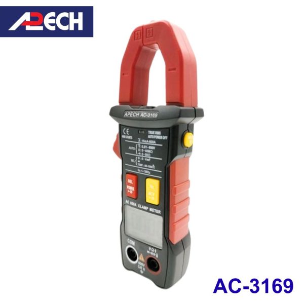 Ampe kìm APECH AC-3169 True-RMS đo dòng AC (1000A), Ampe kìm giá rẻ APECH AC3169 TrueRMS, APECH AC 3169 True RMS Digital Clamp Meter