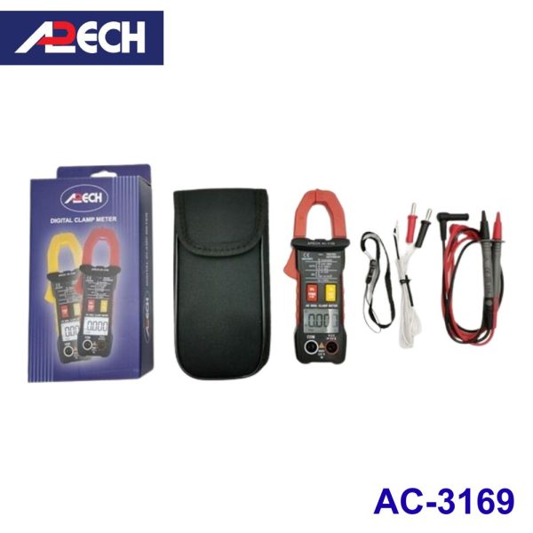 Ampe kìm APECH AC-3169 True-RMS đo dòng AC (1000A), Ampe kìm giá rẻ APECH AC3169 TrueRMS, APECH AC 3169 True RMS Digital Clamp Meter